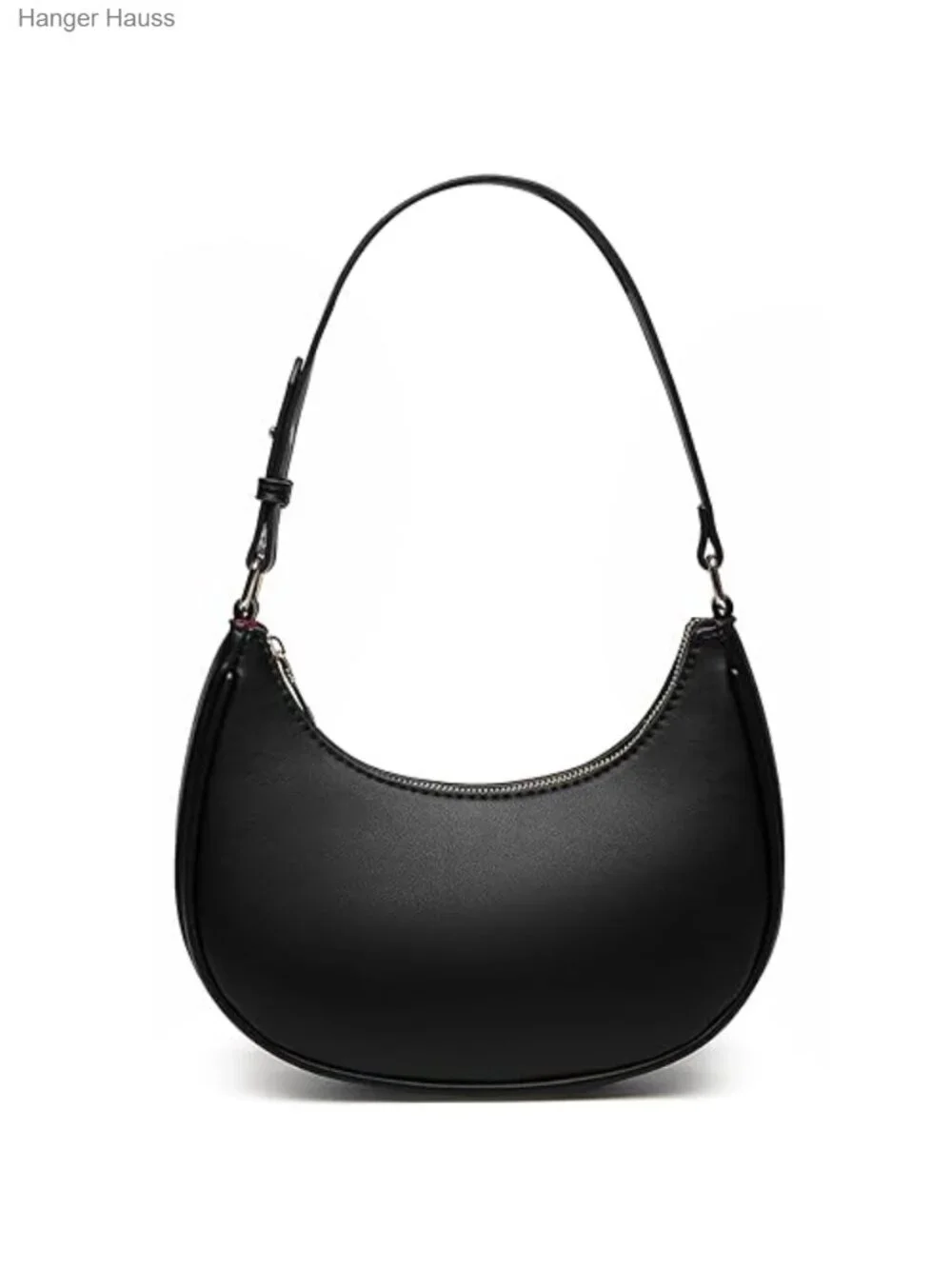 Y2K Crescent Purse Small Shoulder Bag Vegan Leather Convertible Clutch